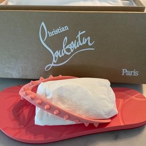 Christian Louboutin flip donna flip flops